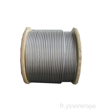 316 ROPE DE VIEUX en acier inoxydable 1x19 6,0 mm